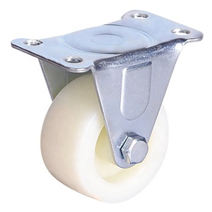 40/50/63/75mm PP/Nylon weißen festen fett rad rollen licht duty , richmond rollen rollen - Product Image 1