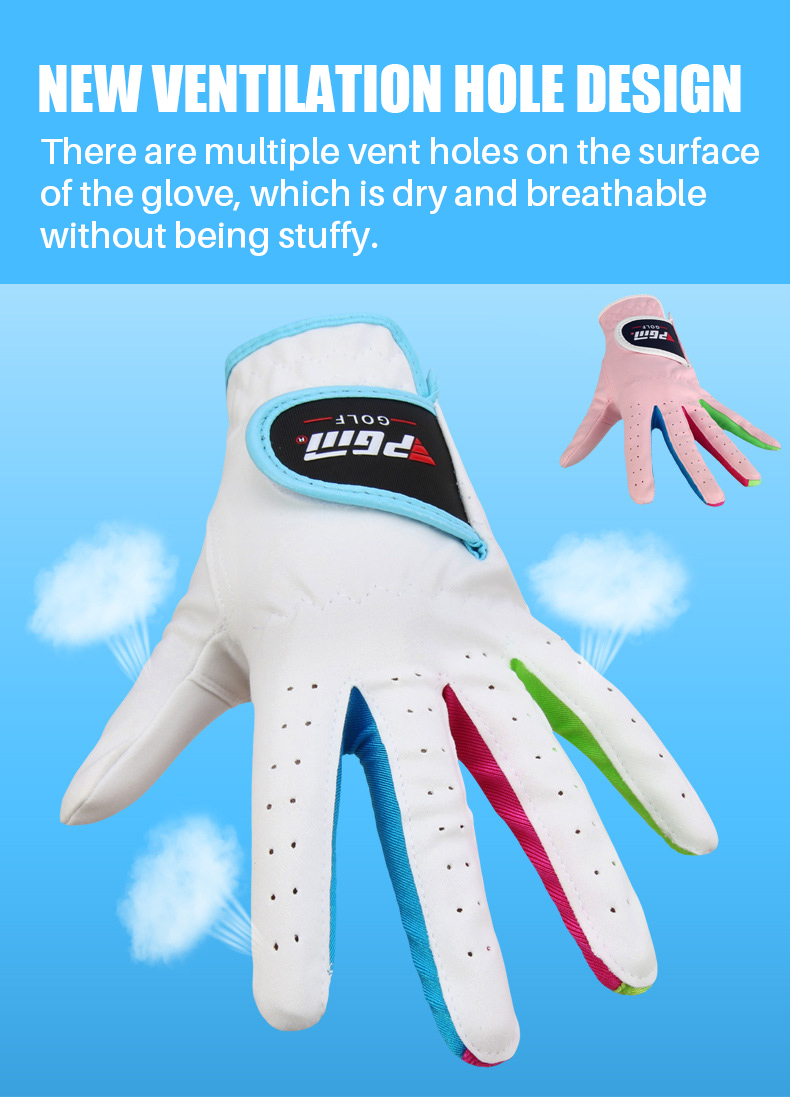 PGM ST010 Kid's Microfiber golf gloves