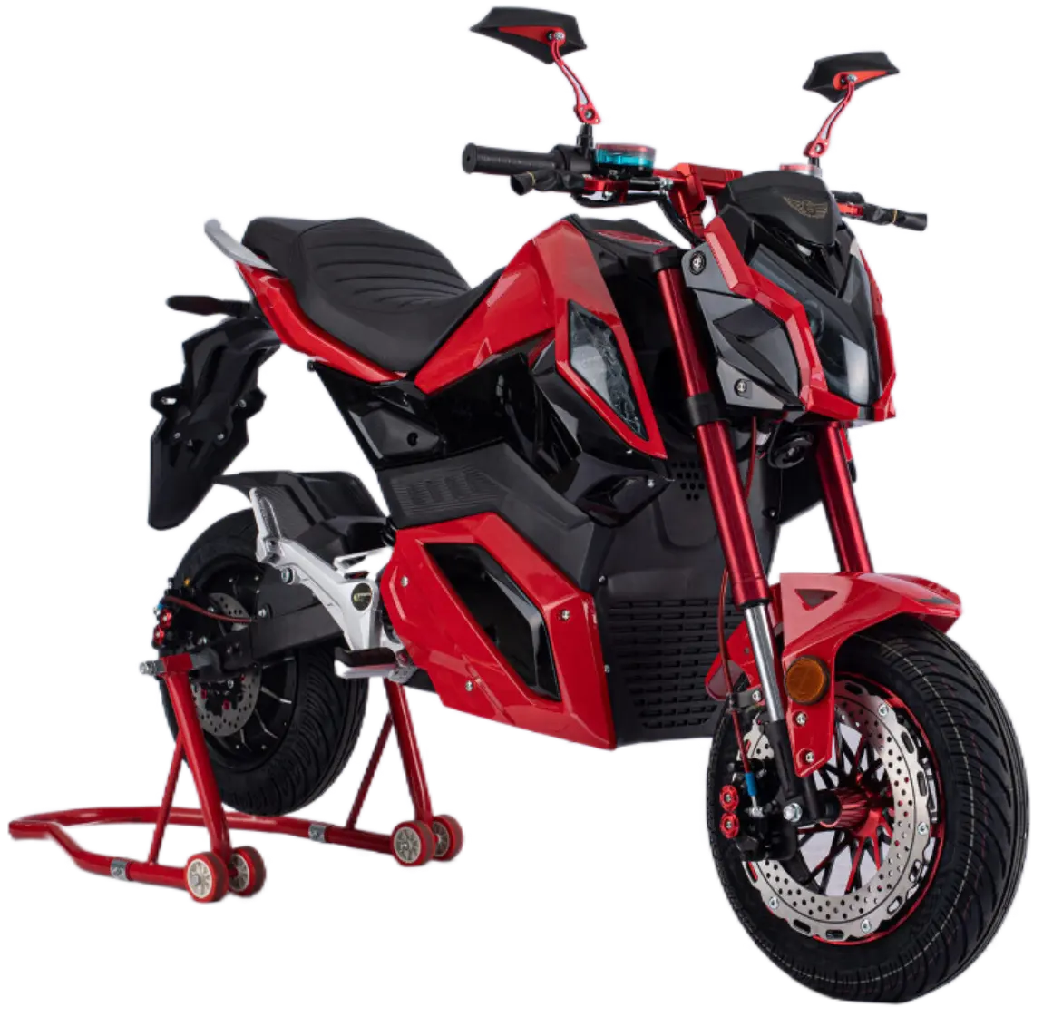 Il più nuovo design accattivante personalizza il motociclo elettrico da corsa potente da 3000w