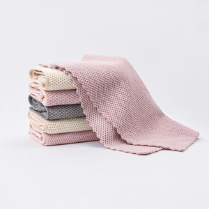 Ultra ince Fiber mikrofiber üç renkli mısır çekirdek temizlik bezi mutfak çok fonksiyonlu ev tembel havlu - Product Image 1