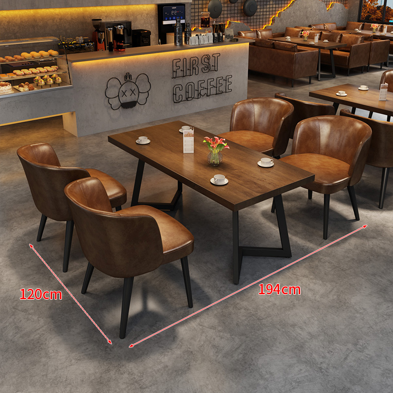 Table and chair four-person combination