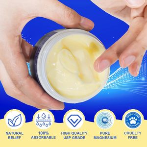 Özel magnezyum krem lmprove uyku desen yardımcı olur derin gevşeme teşvik kas gerginliği magnezyum uyku kremi - Product Image 6