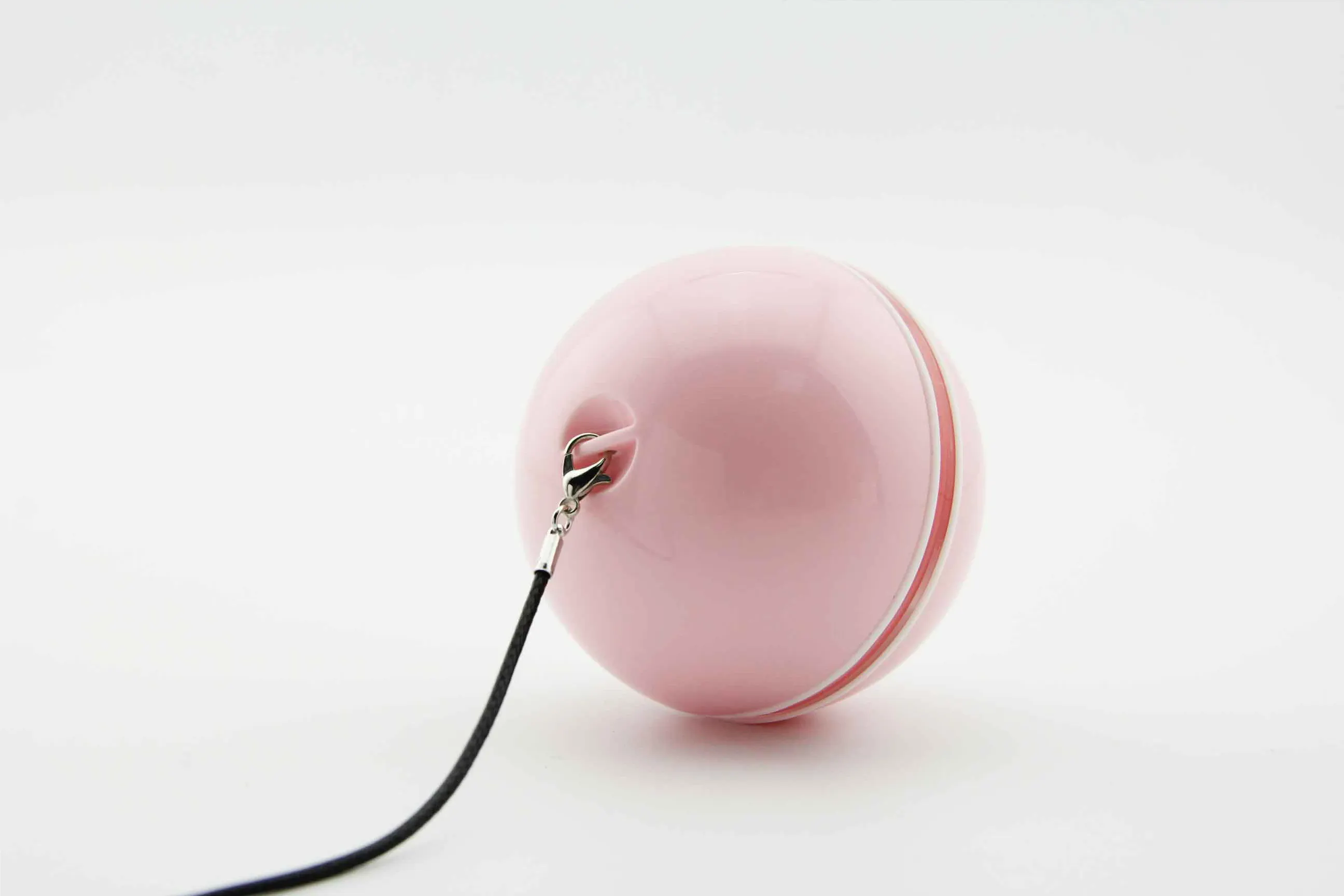 ลูกบอลขนแมวไฟ LED แบบโต้ตอบได้,ของเล่นแมวไล่ล่าลูกบอลเลเซอร์ตัวชี้ USB