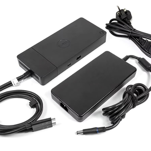 แท่นเชื่อมต่อ USB-C คู่แบบ WD19DCS พร้อมอะแดปเตอร์ไฟฟ้า240วัตต์แท่นชาร์จ3.0 USB โลหะสำหรับใช้งานแต่มีสินค้าในสต๊อก - Product Image 1