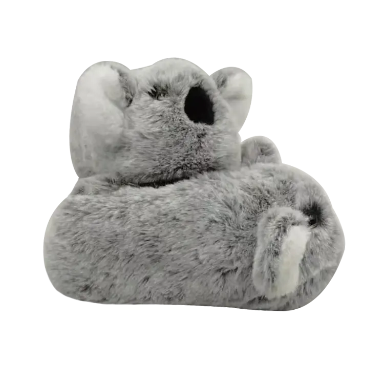 Zapatillas de Koala de peluche de 10 pulgadas, personalizadas, para invierno, venta al por mayor