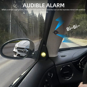 Universal Fit BSD Two Radar Sensor Car Blind Spot Detection Monitor Assist Collision Warn System