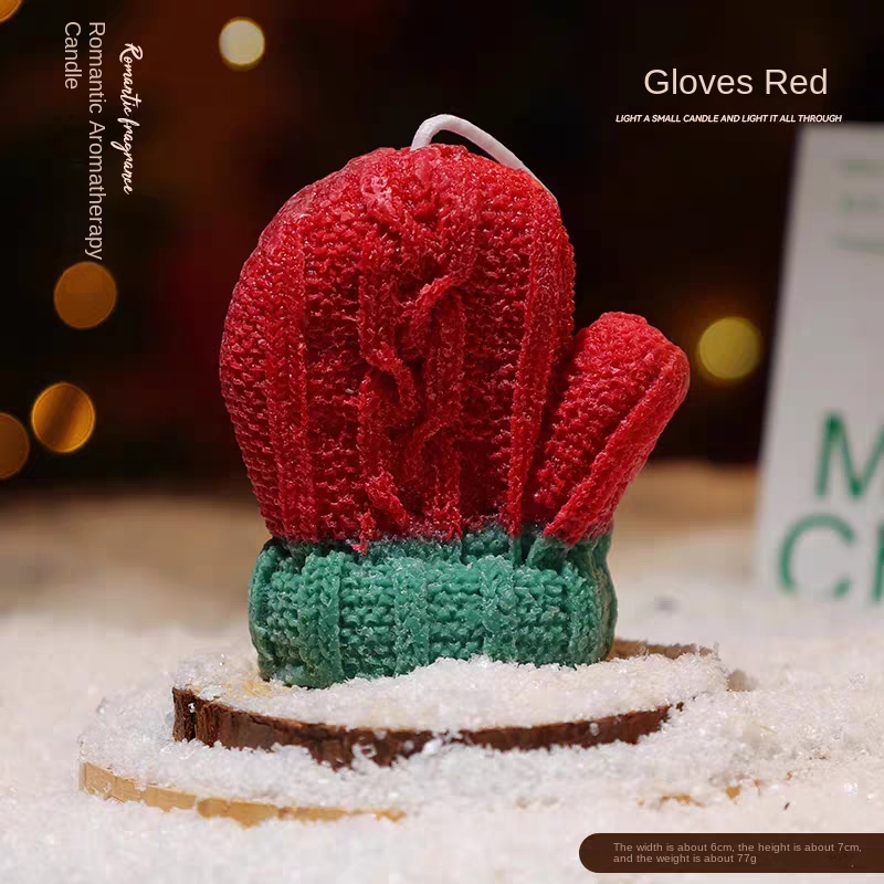 Rose MadderJ-gants bougie rouge en boîte