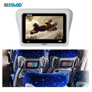 7'' <strong>Bus</strong> Seat Monitor Multimedia Tablet Multi-language Wall Column Mounted Wireless <strong>Bus</strong> VOD Entertainment System - Product Image 2