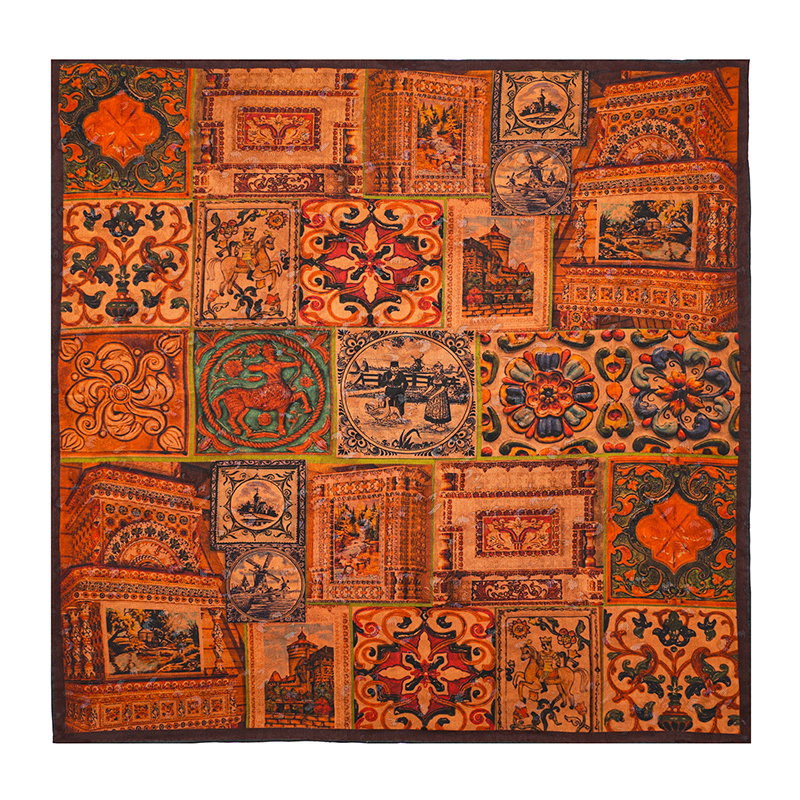 brown-Western painting