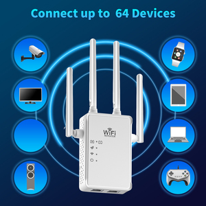最快WiFi增强器1200Mbps双频 (5GHz/2.4GHz) 家庭WiFi扩展器信号增强器，带以太网端口的WiFi中继器 - Product Image 4