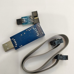 10Pin To 6 Pin Adapter Board USB ASP ISP AVR <strong>Programmer</strong> USB <strong>ATMEGA8</strong> ATMEGA128 ATtiny CAN PWM 10Pin Wire Module