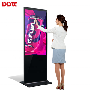 32 43 49 55 65 pollici supporto da pavimento gratuito wifi scheda software android smart touch screen interattivo display chiosco segnaletica digitale - Product Image 1