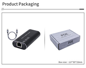 New Design POE to USB-C or Type-C Adapter Standard IEEE802.3Af/At Converter <strong>10</strong>/100Mbps Driver Power Output With <strong>Ethernet</strong> 5V 2.4A - Product Image 5