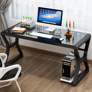 Компьютерный стол из закаленного стекла - Product Image 5