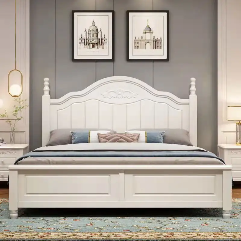 Modern Teenager Solid Wood Bedroom Furniture Set for Children American Style Bedroom Furniture