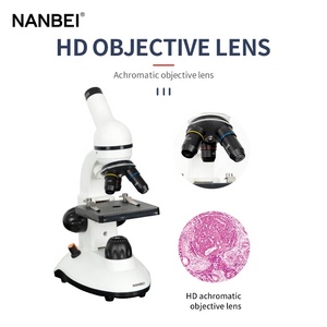 带发光二极管灯的廉价学生水产养殖实验室高清屏幕光学生物显微镜 - Product Image 6