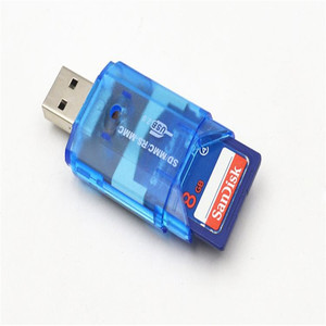 Harici kart okuyucu Mini USB 2. PC MP3 MP4 çalar için SD kart için 0 kart okuyucu usb hub adaptörü - Product Image 4