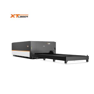 XT激光新型设计全封闭型Cnc光纤激光切割机带可交换台 - Product Image 1