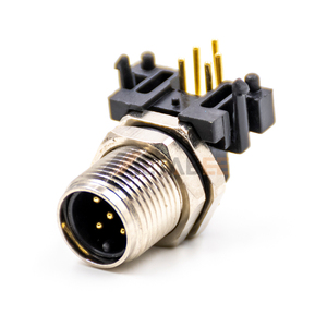 ขั้วต่อแบบวงกลมสำหรับแผง PCB แบบ M12 2 3 4 5 6 8 10 11 12 17ขา8pin ตัวผู้สำหรับติดตั้งบนแผง PCB แบบกลม - Product Image 1