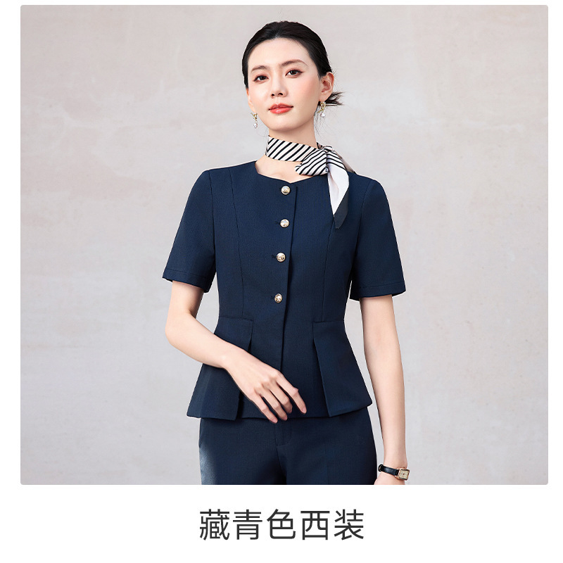 Navy blue single-piece suit