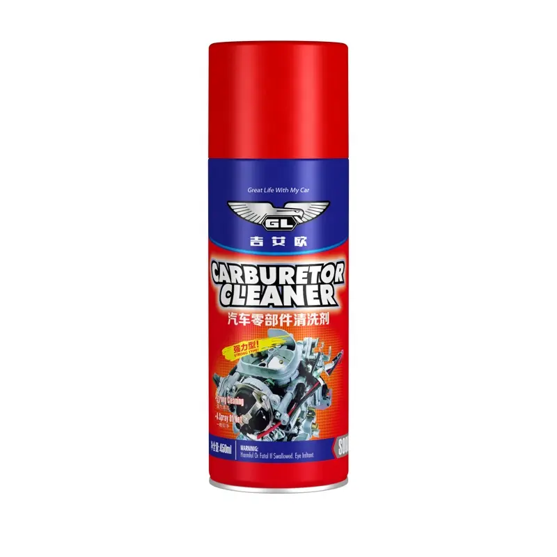 Spray de limpeza de carba e choque, limpador de alta qualidade, limpador ambiental, limpador de carb