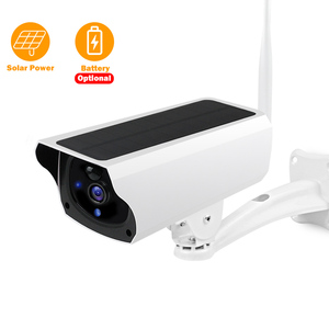 1080P Red inalámbrica IP Bullet Cámara CCTV Audio bidireccional Visión nocturna Detección de movimiento Batería solar Sistema inalámbrico de seguridad - Product Image 2