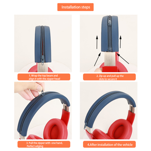 Beats Studio 3 için silikon kulaklık kılıfı, kulak üstü kulaklık kılıfı kulak yastıkları ve kulaklık kutusu, baş işın kulaklıklar kabuk - Product Image 4