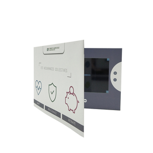 <strong>Video</strong> Brochure Custom Paper Card 2.4/4.5/5/7/10 Inch LCD <strong>Video</strong> Invitation Card - Product Image 5