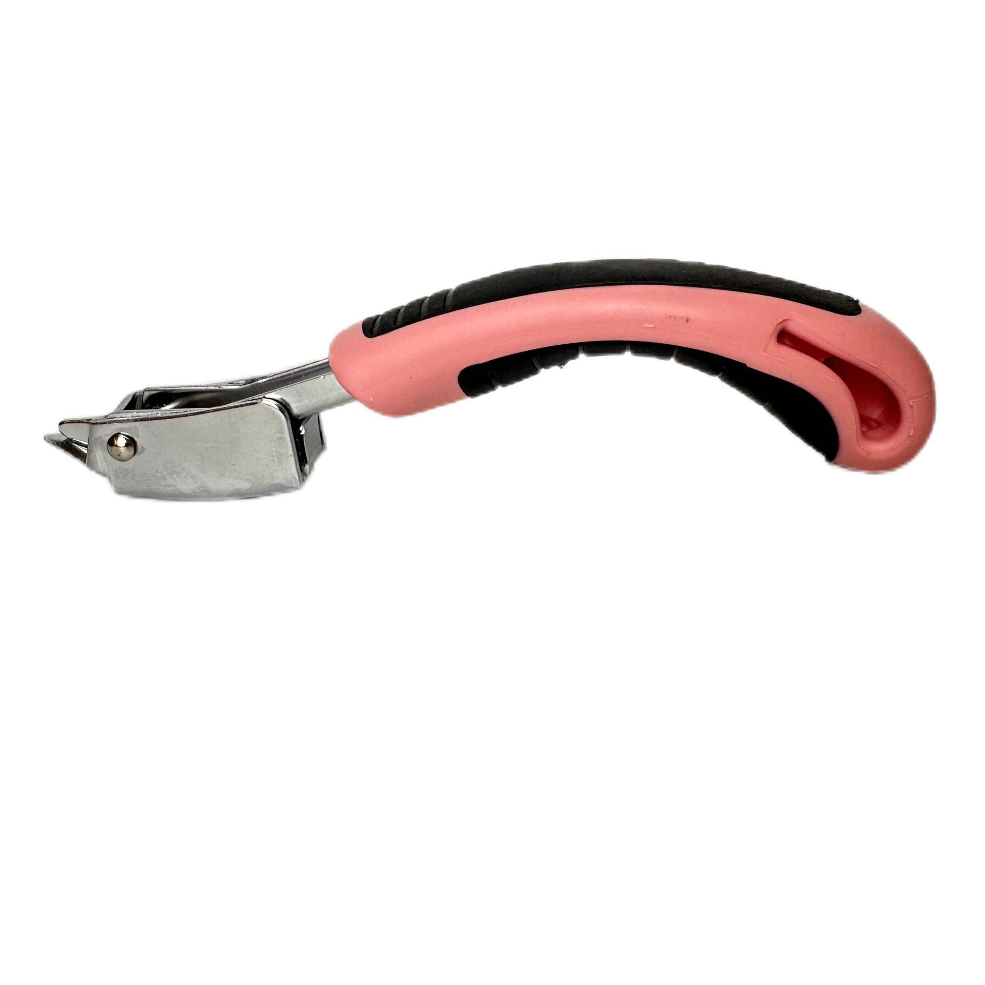 Two-tone plastic handle - black and pink