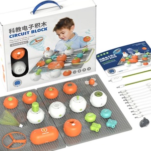 STEM toy circuiti elettronici building blocks assemblaggio di giocattoli puzzle per bambini programmazione fai da te kit di esperimenti scientifici fisici - Product Image 1