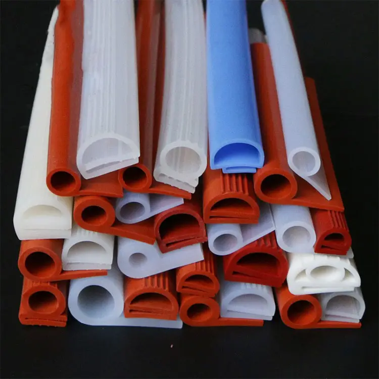 Сделано в Китае, уплотнительная прокладка из силиконовой резины E-типа для высокотемпературных и пылезащищенных дверей духовки