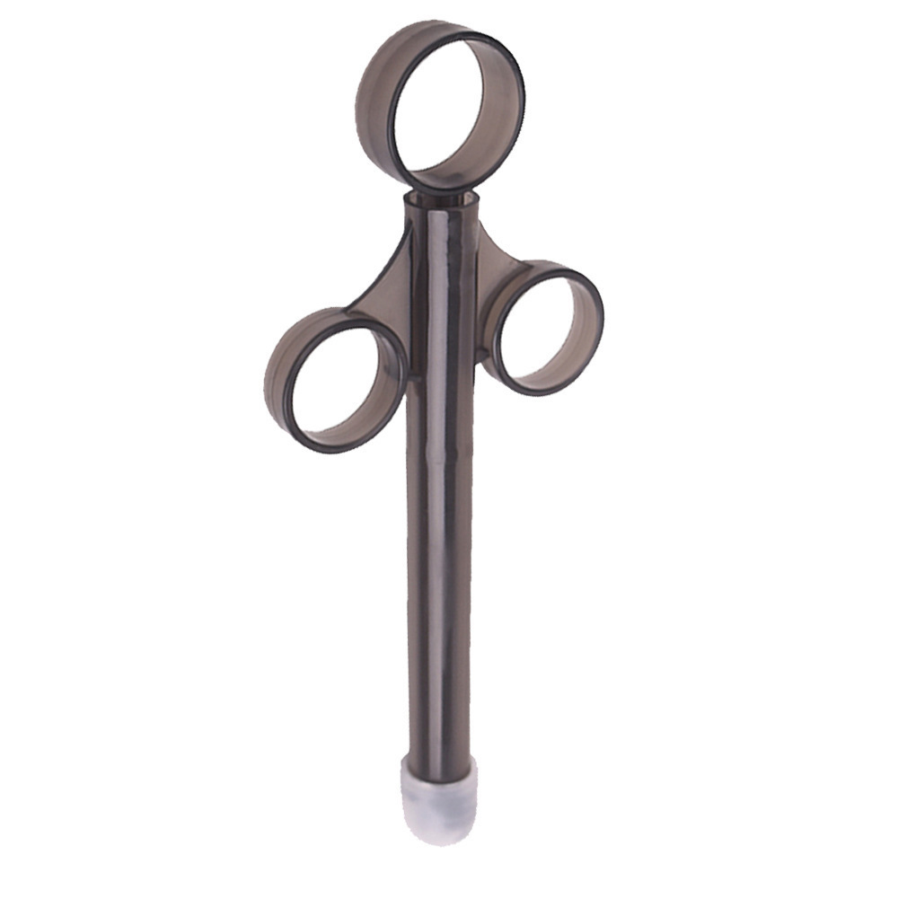 Jeringa lubricante, unidad individual - negra y transparente