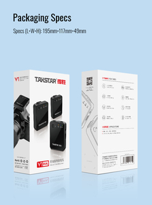 For TAKSTAR V1 2.4G Small Lavalier Wireless Microphone <strong>Kit</strong> for Live Broadcasting Interview Recording &amp; Speech for Vlogging - Product Image 6
