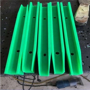 Resistencia al desgaste UHMWPE Guía lateral del transportador Upe Riel de guía de cadena lineal