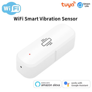 Sensor detector de vibración antirrobo de red Zigbee para sistema de hogar inteligente - Product Image 2