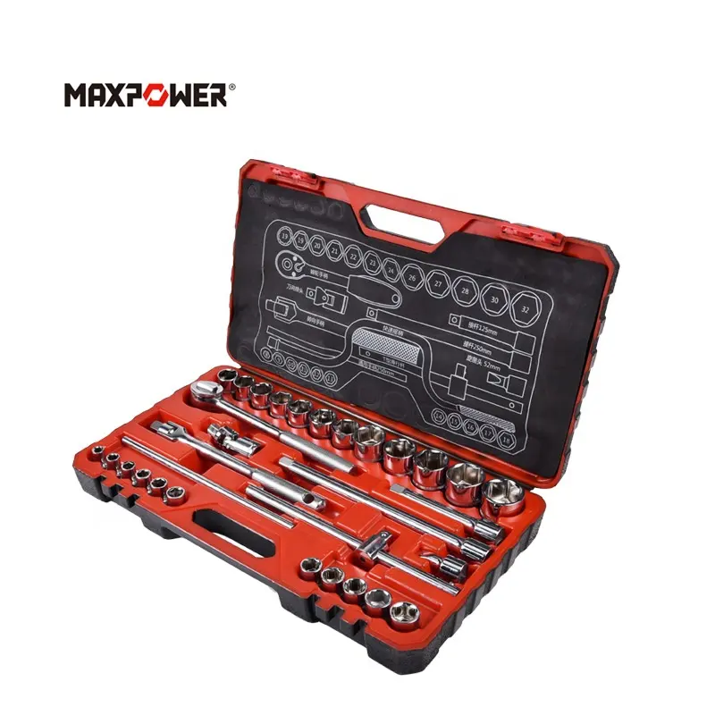 Maxpower marke hohe qualität OK-WERKZEUGE 32 Pcs Bits Socket Set Ratsche Set Von Fahrrad Reparatur