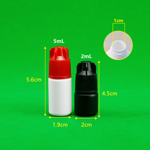 Nail Glue <strong>Bottle</strong> HDPE Plastic Eyelash Glue <strong>Bottle</strong> 2ml 5ml With Screw Cap Liquid Drop <strong>Bottles</strong> for Liquid <strong>Makeup</strong> <strong>Packaging</strong> - Product Image 2