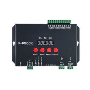 K-4000CK Full Color Pixel Led Strip Offline 4096pixels SPI Signal Output <strong>DMX</strong> <strong>512</strong> Led Digital <strong>Controller</strong>