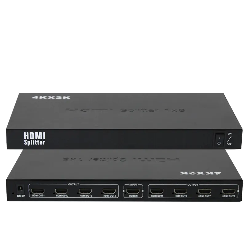 Sy 1X8 1 In 8 Uit 4K Hdmi Splitter, Versie 1.4, Ijzeren Omhulsel