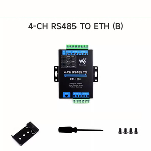 4 RS485至RJ45以太网端口POE Modbus网关工业隔离串行服务器 - Product Image 3