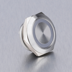 Nuovo tipo 25mm Ultra Short stile 2 poli interruttore a pulsante di uscita porta interruttore di Reset pulsante a sgancio - Product Image 3