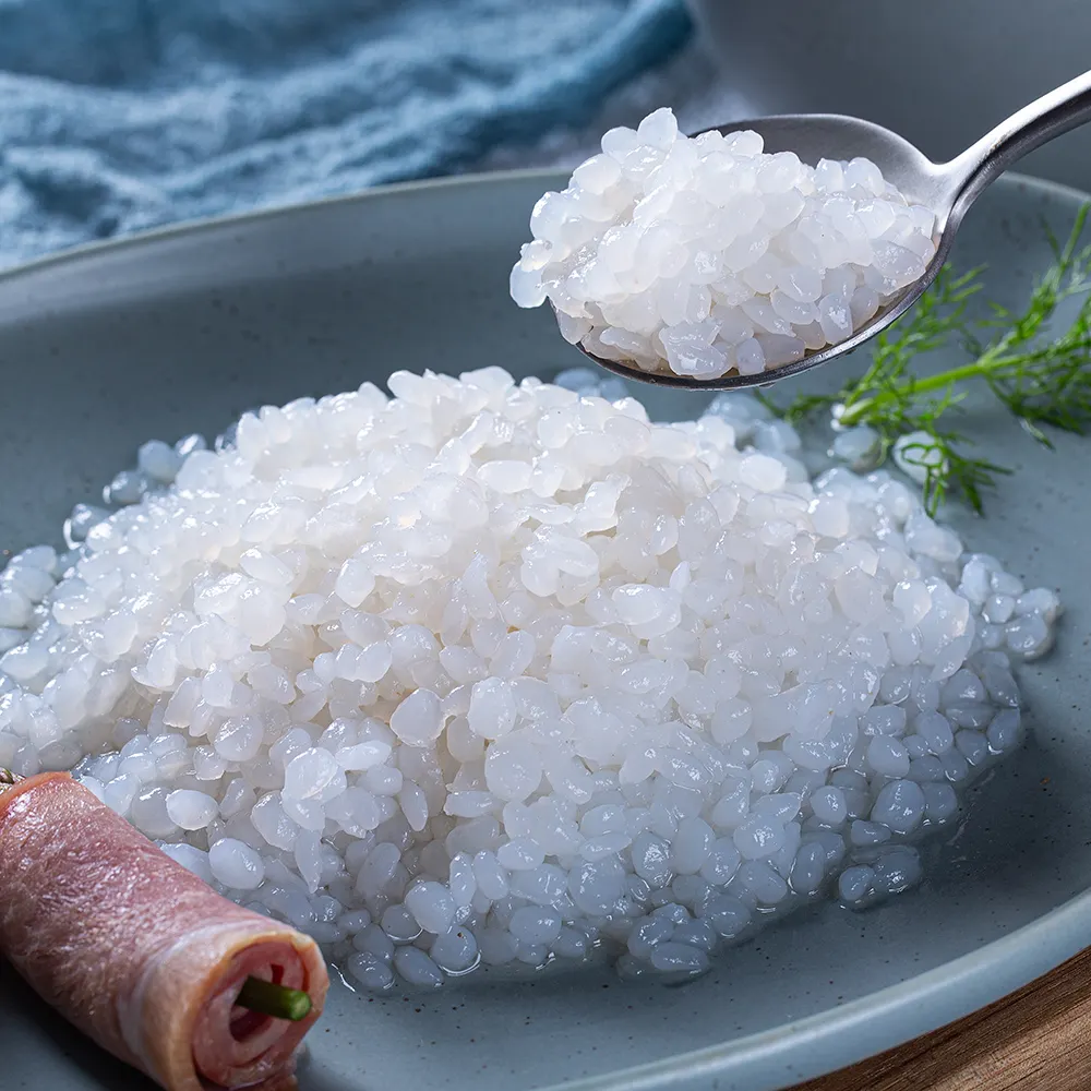 كيتو صيني خالي من السكر خالي من الدهون بالجملة عضوي كونجاك لؤلؤ أرز كسكس عضوي طعام نباتي فوري