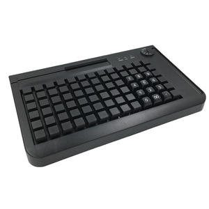 超市可定制KB78 Usb最新78键ISO7812 POS可编程键盘，带信用卡读卡器 - Product Image 4