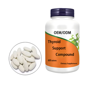 OEM/ODM tuyến giáp bổ sung với Iodine Selenium Kẽm Vitamin E phức tạp tuyến giáp máy tính bảng thực phẩm bổ sung cho nam giới và phụ nữ - Product Image 1