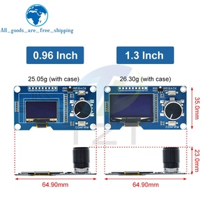 TZT 0.96/1.3 inç OLED ekran modülü düğme EC11 döner kodlayıcı IIC arayüzü ile Arduino için LCD ekran