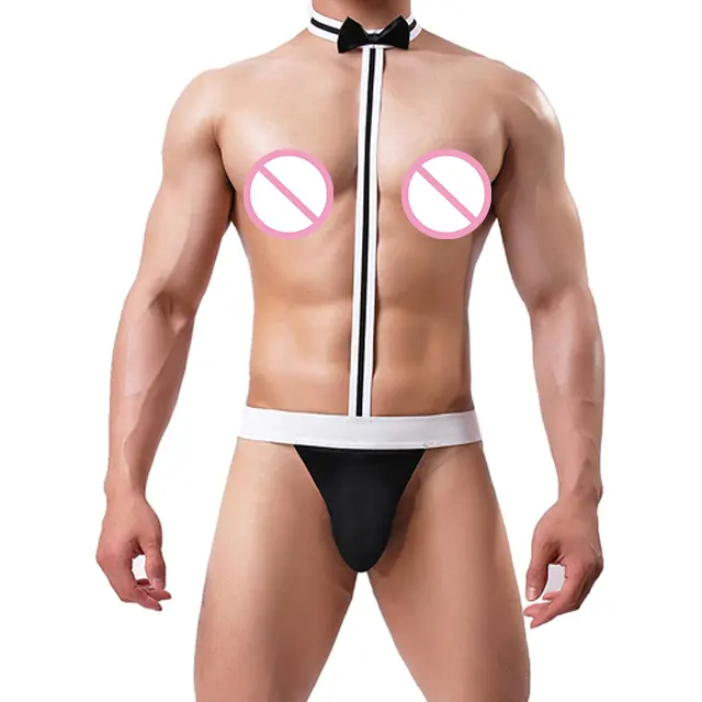 Conjunto de bragas sexys para hombre, calzoncillos sexys para adulto, entrepierna desnuda, pícaro, personalizado, gay, gran oferta