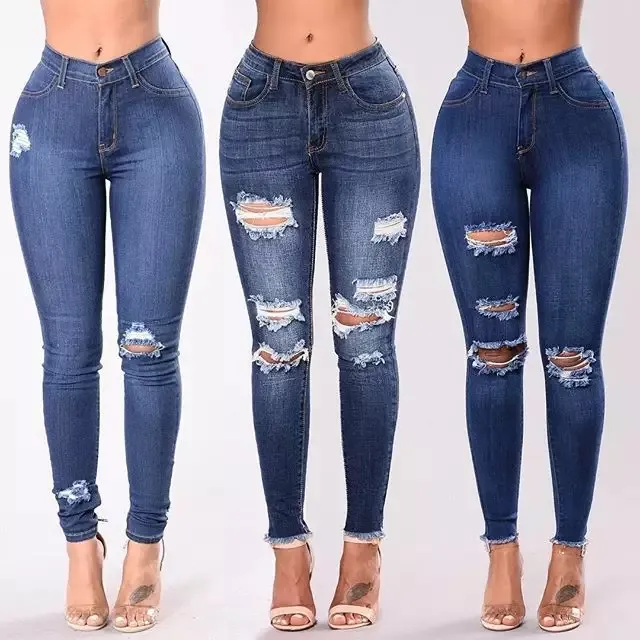 2024 di fabbrica Pantalon Jeans Jeans donna Skinny donna all'ingrosso Jeans taglie forti Jeans dritti donna