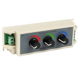 12V 3 canali RGB LED Dimmer interruttore manuale Controller per LED RGB striscia di luce PWM 8A uscita manopola GRB - Product Image 5