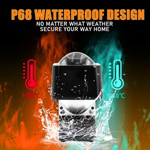 ไฟสอง LED อัตโนมัติ H7 H4 9006 100W 1.5นิ้ว1.8นิ้วเข้ากันได้หลายรุ่น IP68ดัดแปลงได้ไฟหน้า LED - Product Image 5