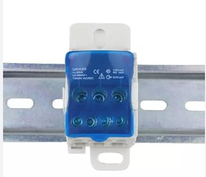 Flexible Combination <strong>400A</strong> 690V Din Rail UKK Terminal Block Brass Terminal <strong>Busbar</strong> with Cover - Product Image 4